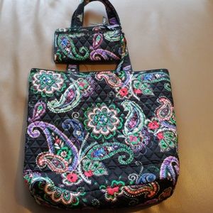 Tote bag and matching wallet